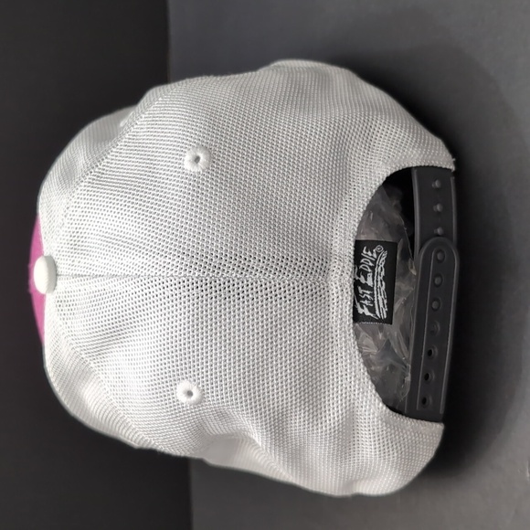 Fast Eddie, Corvette Woman's Pink/White Mesh, Snapback Hat. - Picture 4 of 8